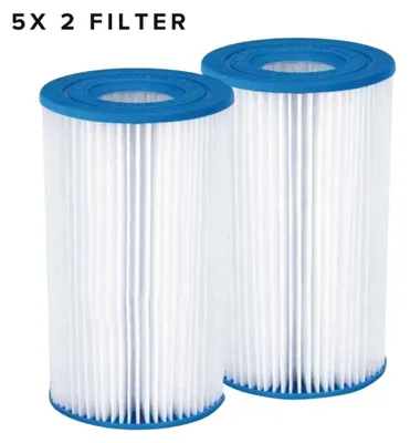 Produktbild von VDP - VA - 2er Pack Typ I Summer Waves Poolfilter (P57000402) ESP_P57000402, Menge:5