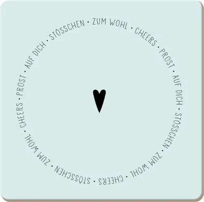 Image de Atelier graphique KORKUNTERSETZER ZUM WOHL ZUM WOHL