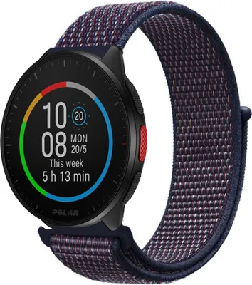 Produktbild von Strap-it Polar Pacer Nylonarmband (Lila-blau)
