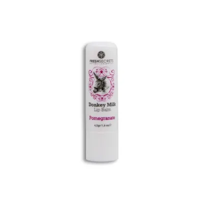 Produktbild von Fresh Secrets Lippenbalsam Eselsmilch & Granatapfel 4.5g