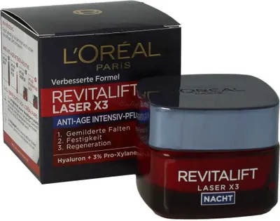 Produktbild von L'Oréal Revitalisierende Nachtcreme mit Hyaluronsäure, 50ml