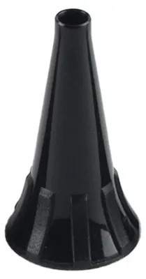 Produktbild von Ohrenspekulum Einweg Ø 4 mm, schwarz, latexfrei, GIMA, 100 Stück