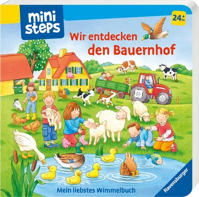 Obrázek produktu pro Wir entdecken den Bauernhof. Mein liebstes Wimmelbuch: Mein liebstes Wimmelbuch. Ab 24 Monate (ministeps)