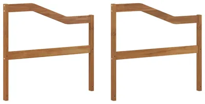Produktbild von vidaXL Armlehne 2 stk. Natur 79 x 4 x 73 cm Massivholz Akazie