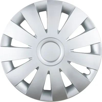 Produktbild von 4x 14" Zoll Radkappen Silber Radzierblenden Radblenden STRIKE 14 LEOPLAST