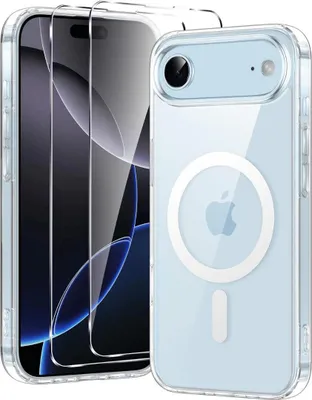 Produktbild von Schutzhülle für Iphone 17 AIR Magsafe Schutz Tasche Slim Cover Case Bumper Screen Full 9H