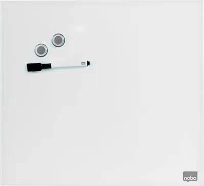 Image de nobo Tableau magnétique en verre Diamond, (l)300 x (H)300 mm, blancá