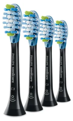 Obrázok produktu pre Philips HX9044/88, 4 kusov, Čierna, 3 mesiace, Stredná, 62000 pohybov za minútu, Philips