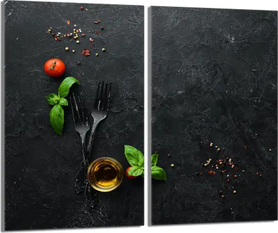 Produktbild von Glasschutzplatte für den Herd 2x30x52 Schiefer