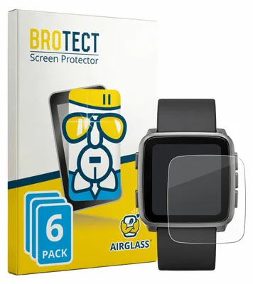 Produktbild von 6x BROTECT Schutzglas für Pebble Time 2 2026 Schutzfolie Panzer Folie Glas Display Schutz klar