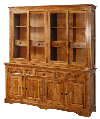Produktbild von MASSIVMOEBEL24.DE Buffet Akazie 204x50x220 honig lackiert OXFORD #0340