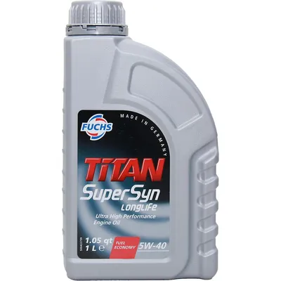 Produktbild von 1 Liter FUCHS 5W-40 TITAN Supersyn LONGLIFE MB 229.5 MB 226.5 Porsche A40 PSA B71 2296 Renault RN0700 Renault RN0710 VW 502 00 VW 505 00