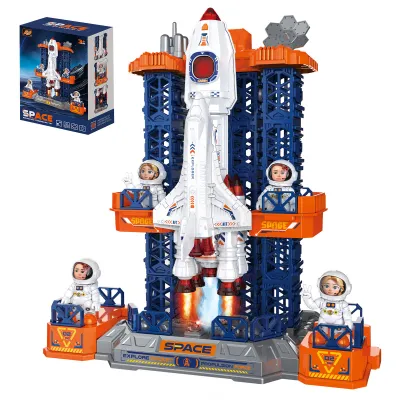 Produktbild von Spielzeug-Flugrakete Raketen Spielzeug für Kinder, STEM-Weltraumspielzeug mit Licht, Sound