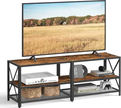 Immagine prodotto di Armadio Rtv 140X40X52 Cm Marrone rustico, Nero