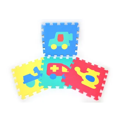 Obrázek produktu pro WIKY Měkké puzzle bloky DOPRAVNÍ PROSTŘEDKY 32 cm