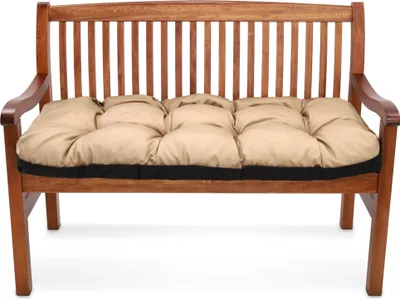 Zdjęcie produktu dla Poduszka na ławkę 50x120 cm - poduszka na krzesło huśtawka Hollywood Poduszka zewnętrzna Poduszka na ławkę Poduszka do siedzenia na ławkę ogrodową Poduszka podłogowa Lounge Beige