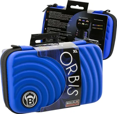 Produktbild von Bull's unisex neutral Orbis HS Carbon Darttasche Dartbox Pfeilaufbewahrung Darts-Etui blue XL (neutral)