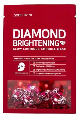 Produktbild von SOME BY MI - Red Diamond Brightening Glow Luminous Ampullenmaske, 25 g, 1 Stü ck