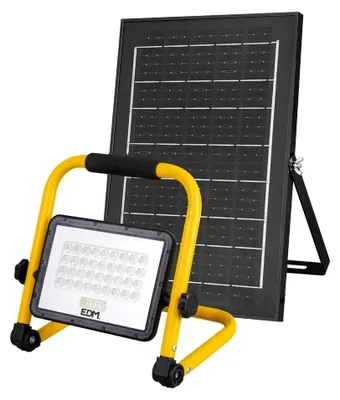 Obrázek produktu pro Solární pracovní světlo + solární panel 4000 lm, 6 400 k, studené světlo, ip65