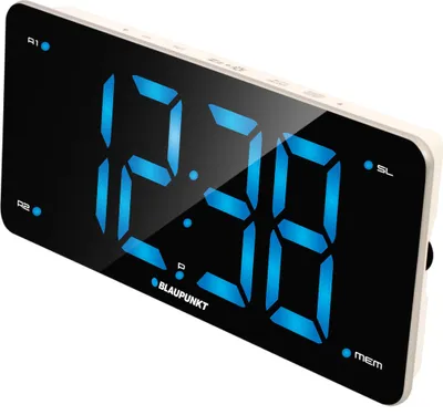 Image de Réveil Blaupunkt CR15WH Réveil numérique Noir, Blanc