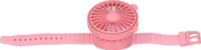 Image de Ventilateur de montre, recharge USB, oreilles d'ours mignonnes, portable, bracelet cartoon, petit, rouge cool