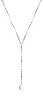 Produktbild von Elli Halskette Damen Choker Y-Kette Plättchen Geo 925 Silber