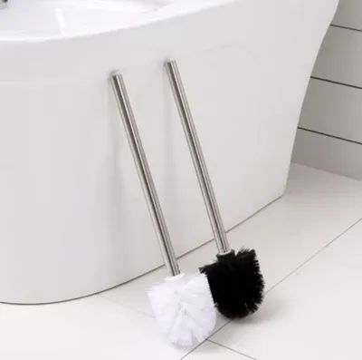 Image de RHP Brosse pour toilettes Brosse pour toilettes I Brosse de rechange Brosse pour toilettes de rechange Brosse pour toilettes noire 4 pièces