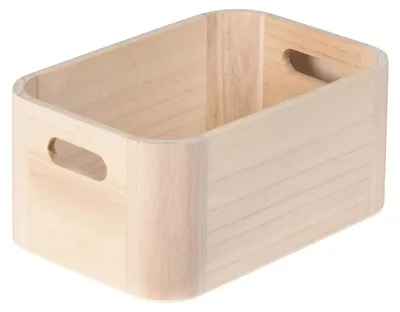 Image de Boîte de rangement WoodyBox S - bois clair ( 24×16,5×10,5 cm )