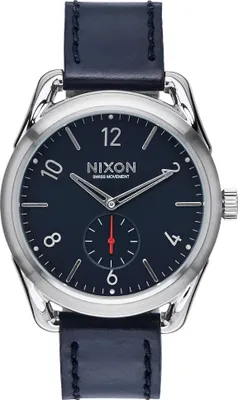 Produktbild von NIXON A459-008 C39 Leather Black Red 39mm 10ATM