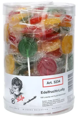 Produktbild von Küfa Edelfrucht-Lolly 100er