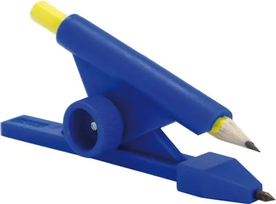 Produktbild von IQ-Tools Parallelanreisser blau mit Zirkelspitze