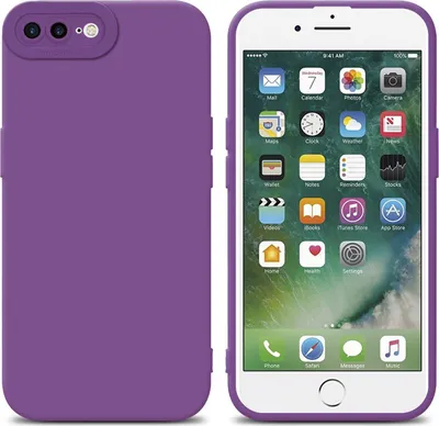 Image de Cadorabo Housse pour Apple iPhone 7 PLUS / 7S PLUS / 8 PLUS Housse de protection en violet TPU Silicone Etui Case Housse pour téléphone portable