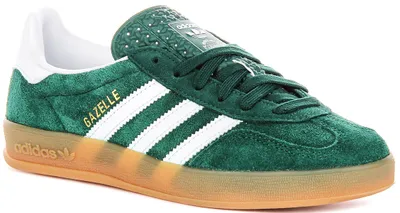 Obrázek produktu pro Adidas Gazelle Indoor v zelené barvě pro mládež – velikost 5 UK – 38 EU – 5,5 US / zelená