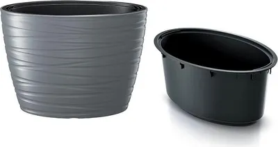 Obrázek produktu pro Květináč 58,5cm MAZE DBMZE600-405U šedý plastový PROSPERPLAST
