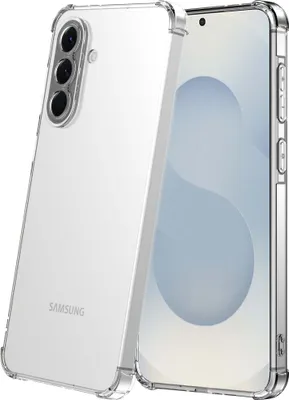 Image de Coque pour téléphone Samsung Galaxy S25 Plus Transparente avec Bumper - Coque antichoc TPU Silicone Back Cover Transparent - Smartphonica