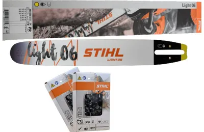Produktbild von Stihl 30030005213 Führungsschiene Light 06 40cm 3/8' 1,6mm + 2 Stihl Vollmeisselkette 36210000060