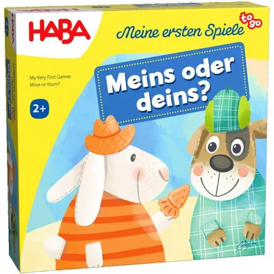 Obrázek produktu pro HABA My Very First Games – Mine or Yours?, Stolní hra, Párování, 2 rok/roky, 5 min