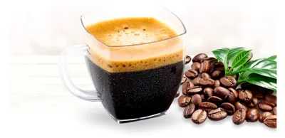 Produktbild von Transparente Mini Espressotassen, 80 ml - Plastik - 10 Stück