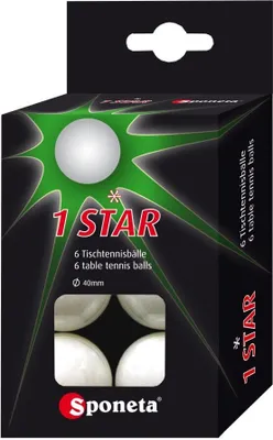 Produktbild von SPONETA Ping Pong Tischtennisbälle * 6 Stück