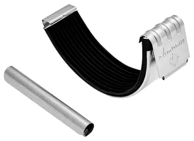 Produktbild von ZAMBELLI Rinnenverbinder verzinkt inkl. Wulstverbinder RG 280 Silber Dachrinnenverbinder für Dachrinne halbrund, Montage ohne löten