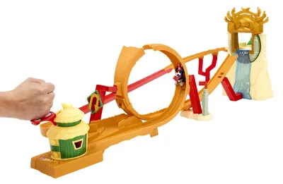 Zdjęcie produktu dla Hot Wheels Mario Kart HMK49, Tor dla pojazdów do zabawy, 5 lat(a), Plastik, Metal, Wielobarwny