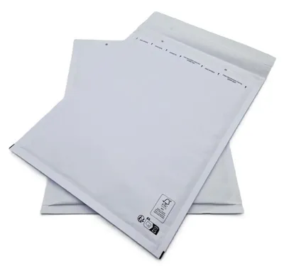 Image de Pochettes ( enveloppes ) à bulles G/7 : 230 x 335 mm en kraft BLANC - lot de 25
