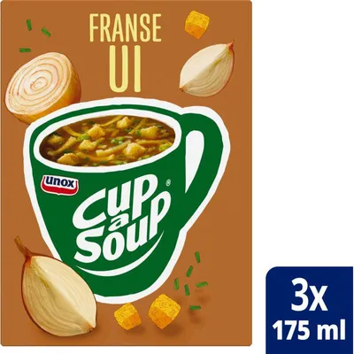 Obrázek produktu pro Unox Cup-a-Soup Francouzská cibulová polévka 39g – rychlá, lahodná polévka