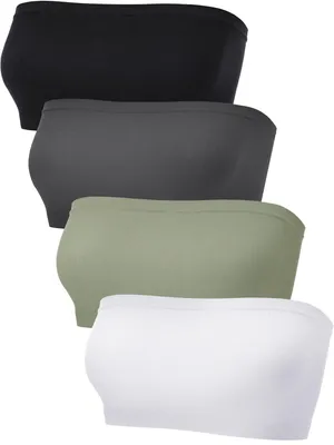 Immagine prodotto di Reggiseno a fascia da donna, senza spalline, tipo bralette, senza cuciture, reggiseno a fascia, non imbottito