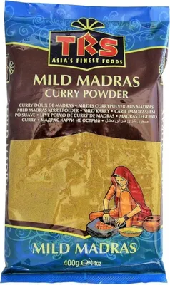 Produktbild von 5er Pack - TRS Mildes Currypulver aus Madras (5x 400g) | MILD Madras Curry Powder