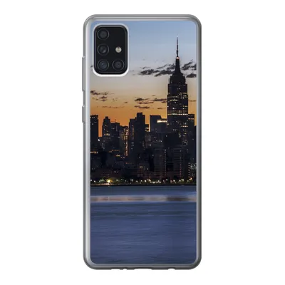 Produktbild von MuchoWow® Handyhülle Schutzhülle Hülle für Samsung Galaxy A52 5G New York - Skyline - Amerika Silikon Softcase Handy Hülle - Umschlag