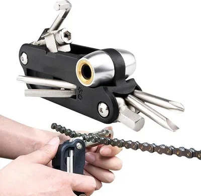 Produktbild von Famanu Multitool Fahrradreparaturset - 18-in-1, tragbar und kompakt