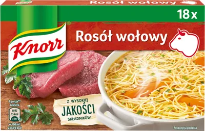 Obrázek produktu pro Knorr Hovězí bujón 18 kostek 180 g