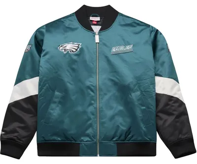 Produktbild von M&N Midweight Satin Bomber Jacke Philadelphia Eagles - XL