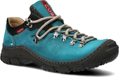 Produktbild von nagaba Wanderschuhe Herren Lederschuhe Trekkingschuhe Frauen, Türkis, 42